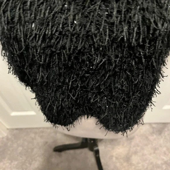 Zara size 9 Black Textured Women's Top - Picture 6 of 16